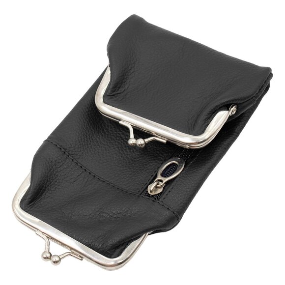 Christmas Gift for Women Genuine Leather Clutch Coin Purse, BUY 1 GET 1 FREE - Picture 3 of 9